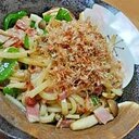 好きなお野菜で☆簡単焼きうどん。